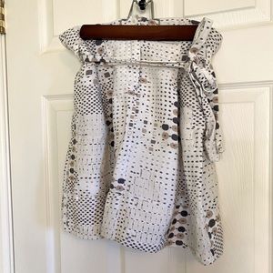 Sandro linen skirt